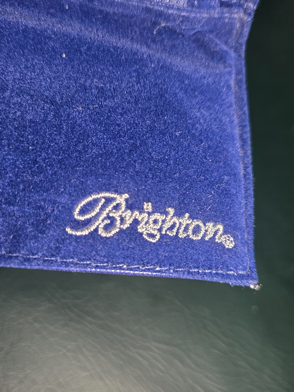 Brighton Nautical Print Roll Pouch - White & Blue - Picture 8 of 9